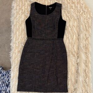 DKNY Black and gray Mini Dress